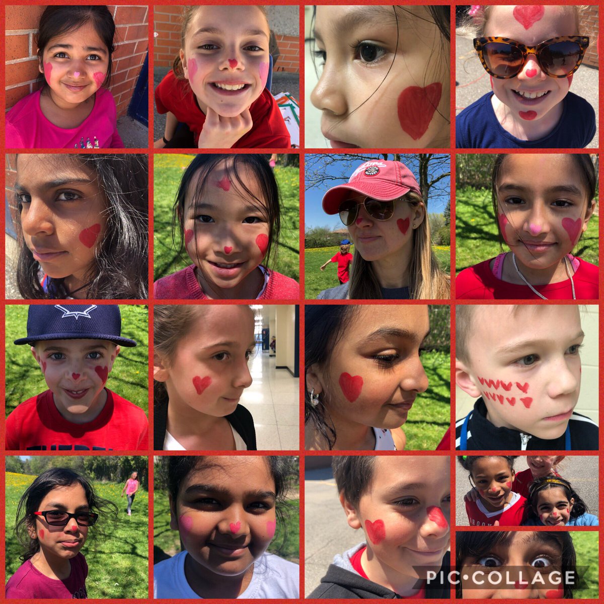 ret1974's tweet photo. Lots of face painting @MasseyStreet_PS for @HeartandStroke #JumpRopeForHeart https://t.co/5wjbBiaXJZ
