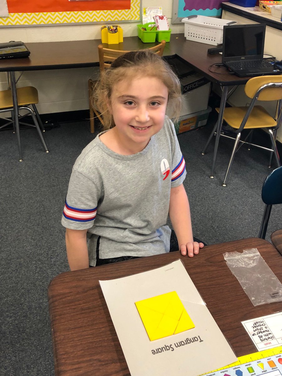 ehoodWES_FCPS's tweet photo. Love our visits from @EMillerFCPSAA! Today’s tangrams took perseverance to a new level, but I couldn’t be more proud of how all of my kiddos accepted the challenge and celebrated their success! We even got some help from Mrs. McKeever! https://t.co/axQvAuasL9