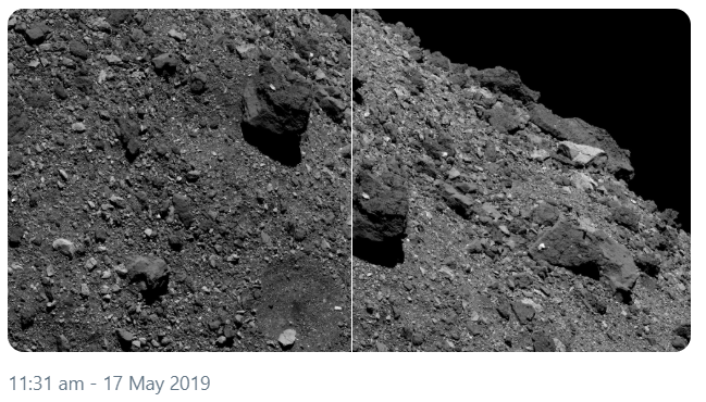 Check out these photos that the team from <a href="/OSIRISREx/">NASA's OSIRIS-REx</a> took of the Asteroid Bennu. 

Our team used asteroids Penelope and Imprinetta recently to measure the angular diameter of the smallest stars in the night sky. 

Asteroids rock! #PunIntended