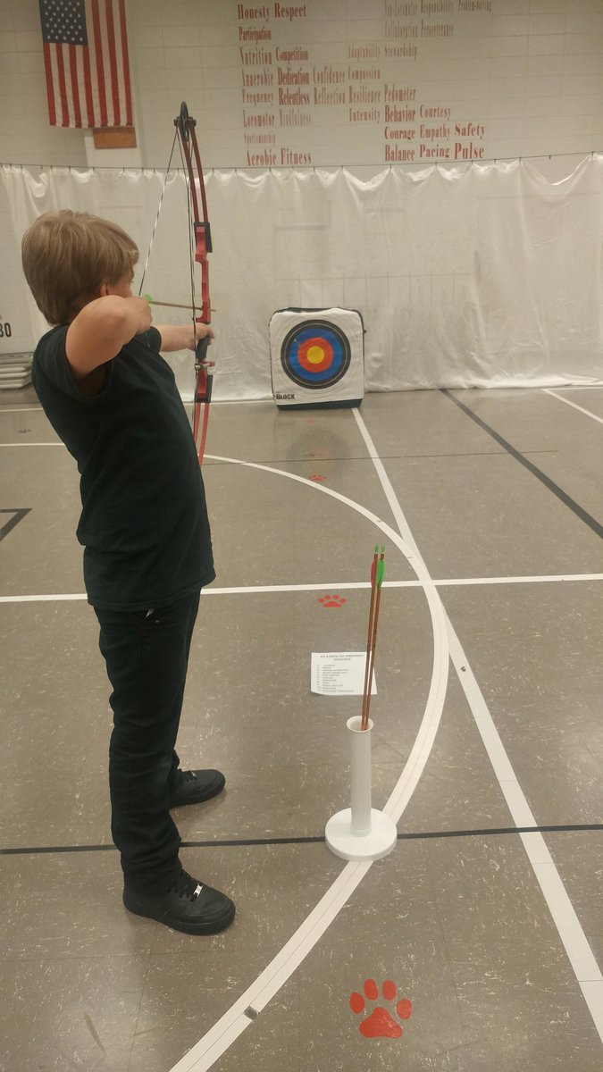 bordersPE's tweet photo. 1st rule of Archery Club is....Don't talk about Archery Club!  Day 3 in the books and this crew has done a great job!! https://t.co/knhDY3VT2l