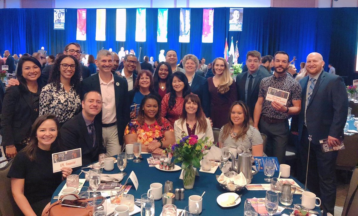 MarciBair's tweet photo. Our @BairFinancial team spent the morning with the @LGBTCenter and @LPL Financial honoring Harvey Milk and celebrating his legacy.  Hope will not be silent. #BairEvents #LPLDiversityAndInclusion #PrideAllianceERG #HMDB2019 #LPLAdvisors @V_I_C_T_O_R___ https://t.co/ktkOlOCGkL