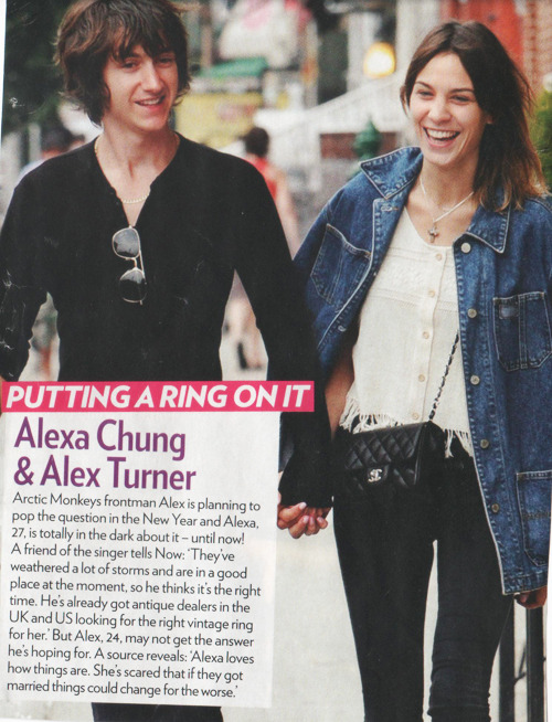 Alexa Chung Boyfriend Alex Turner