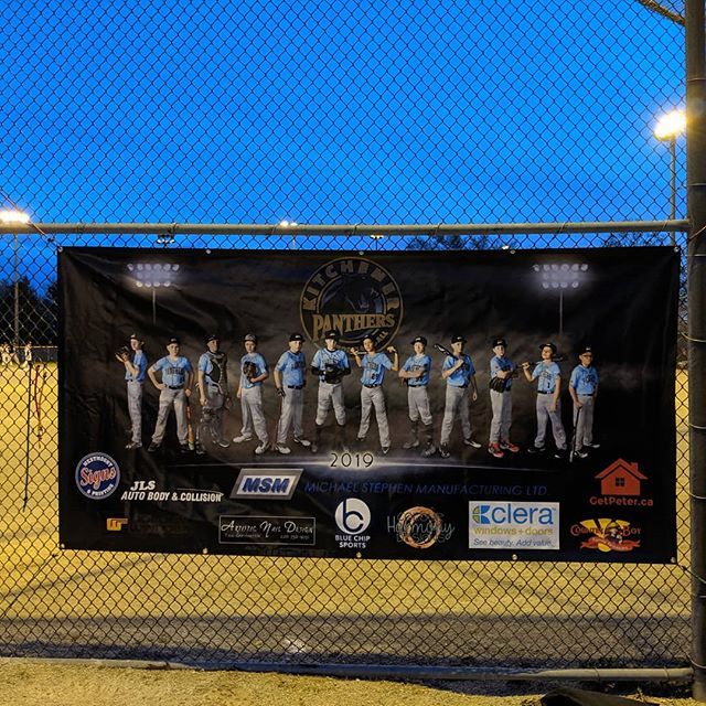 2007AAPanthers's tweet photo. New banner! Richmond Hill tourney game #1... LET'S GO! 👊
.
.
.
#baseball #nightgame #baseballtournament #baseballteam #teambanner #sportsphotography #baseballlife #tournamentlife https://t.co/6NngmA7kzn https://t.co/0GvHNnJm4O
