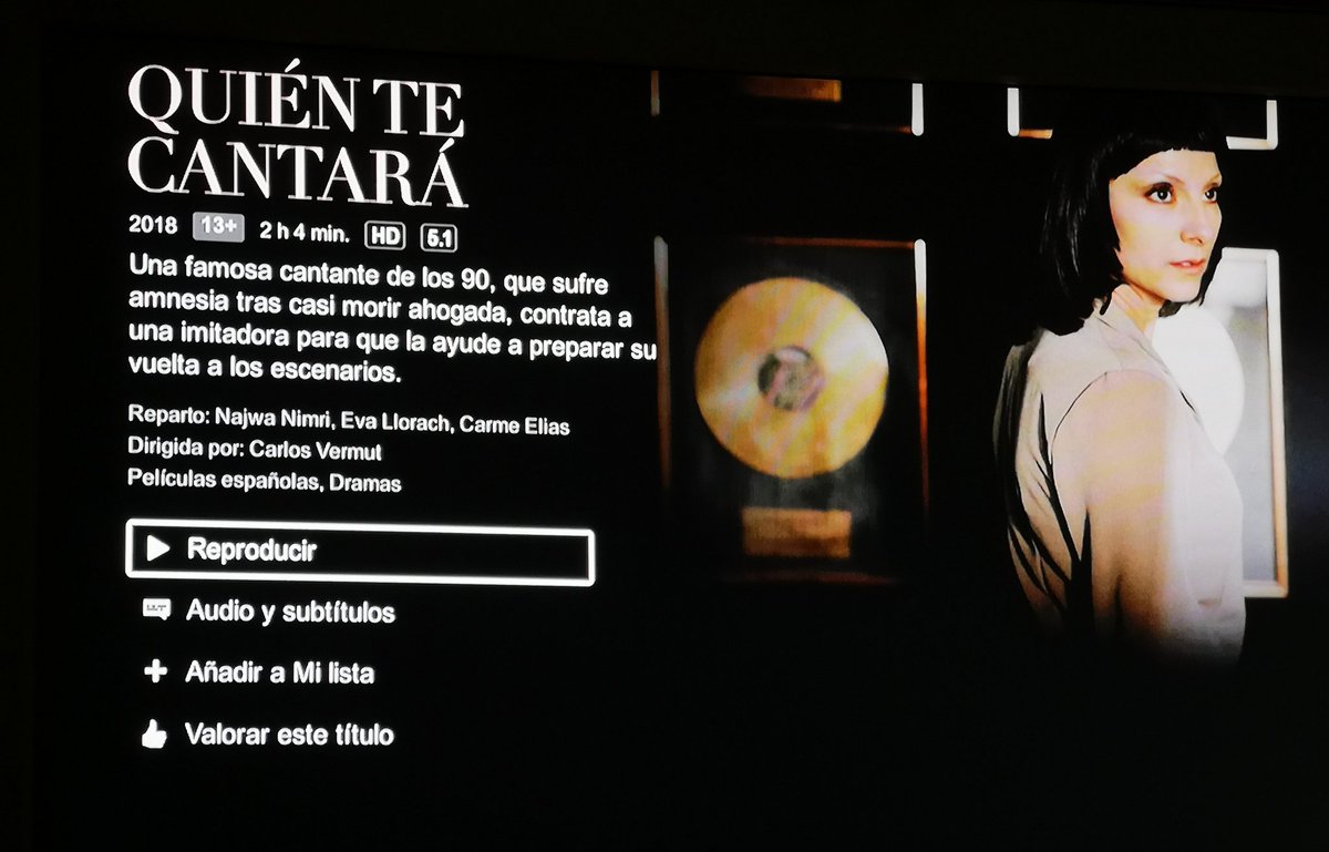 cosasquecambiar's tweet photo. Tengo la necesidad de volver a ver esta puta maravilla, Quien te cantará.
No me canso de verla.
@Najwa_Nimri @Eva_Llorach
#QuienTeCantara
@NetflixES https://t.co/d1qIkwbcNj
