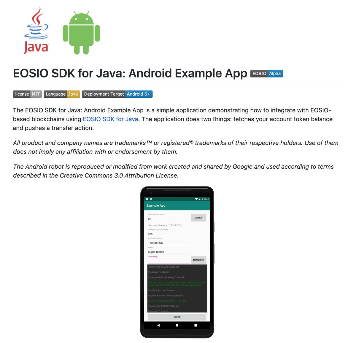Huge news that will significantly advance mobile development for the entire #eosio ecosystem, @block_one_ releases #Swift and #Java SDKs, providing #eosio #developers 👏 with native APIs for creating, signing and broadcasting transactions💪! Learn more: bit.ly/2W3gA7n 👍