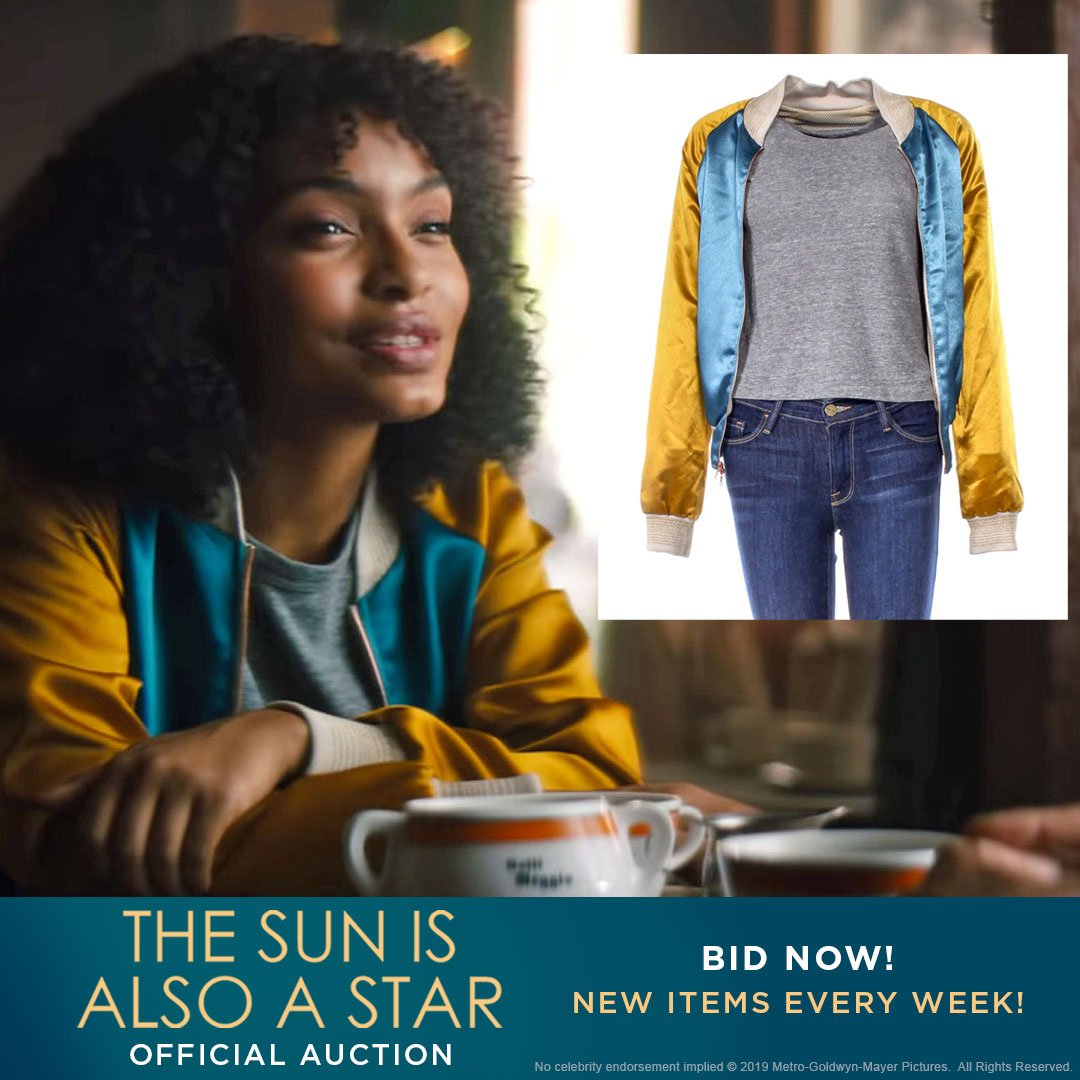 The Sun is Also a Star is in theaters today! Go see the movie then check out the auction - Featuring screen-used prop and wardrobe items from the Movie! Bid Now at bit.ly/SunStarAuction #TheSunIsAlsoAStar #TheSunIsAlsoAStarAuction