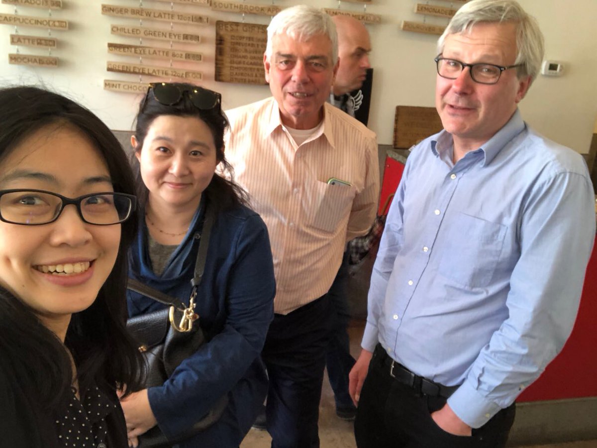 ThisIsKellyLin's tweet photo. IU CSR reunion at AAPOR in Toronto. Of course it should be a selfie lol #aapor @IUcsr https://t.co/NfKuYhkTDo
