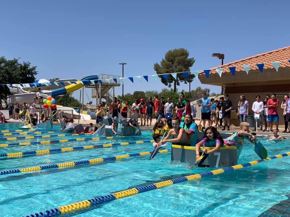 MJHSmustangsGPS's tweet photo. MJH Boat Regatta 2019 in the books!! Great themes, costumes and engineering on display (and in action)!! So thankful for the students and staff who make this possible each year!! 🐴🛶⛵️🌊#MJHShorsepower https://t.co/ODsCg3bEd0