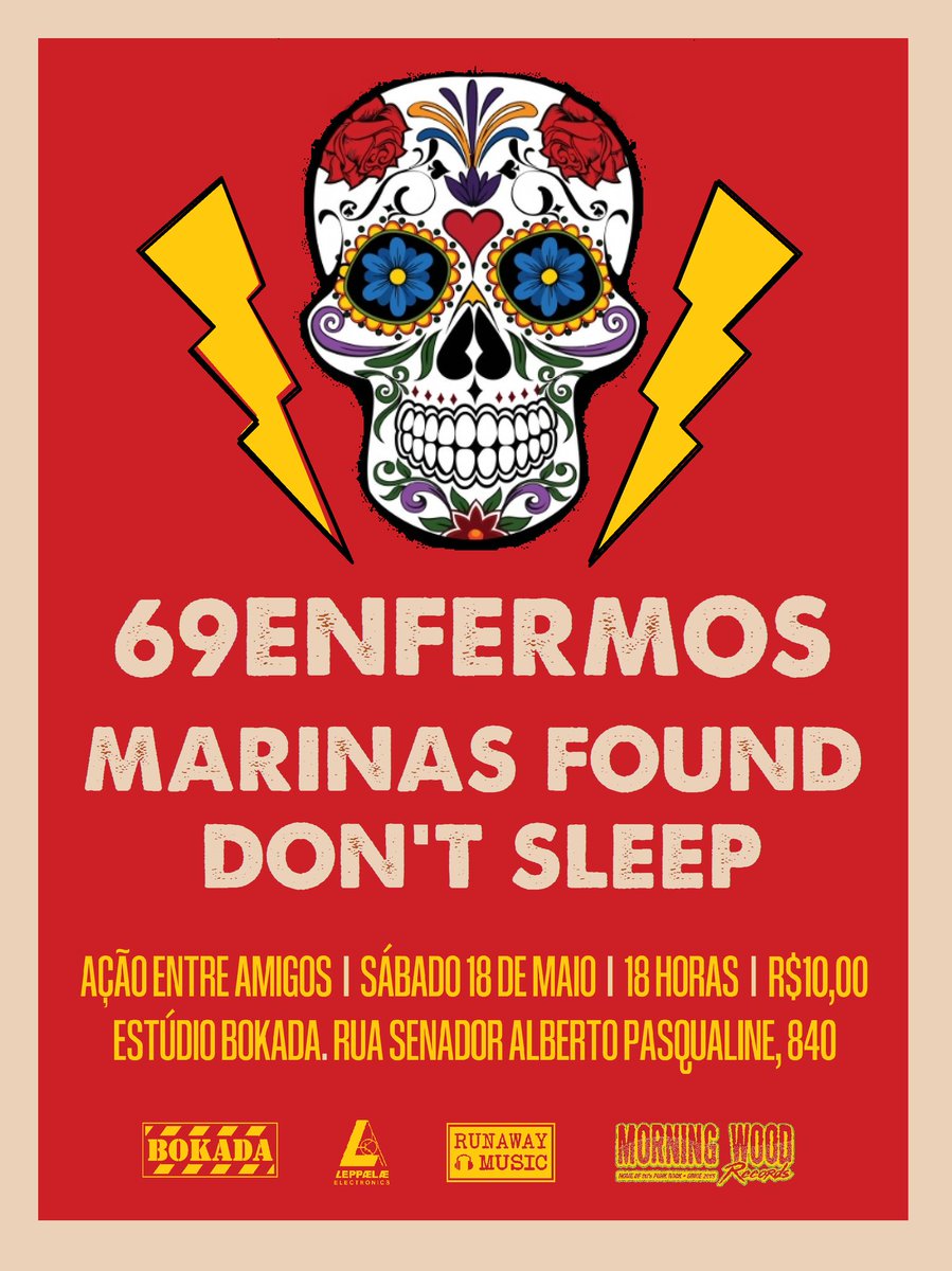 We're playing this rad gig in Pelotas/Brazil!
See you there🔥