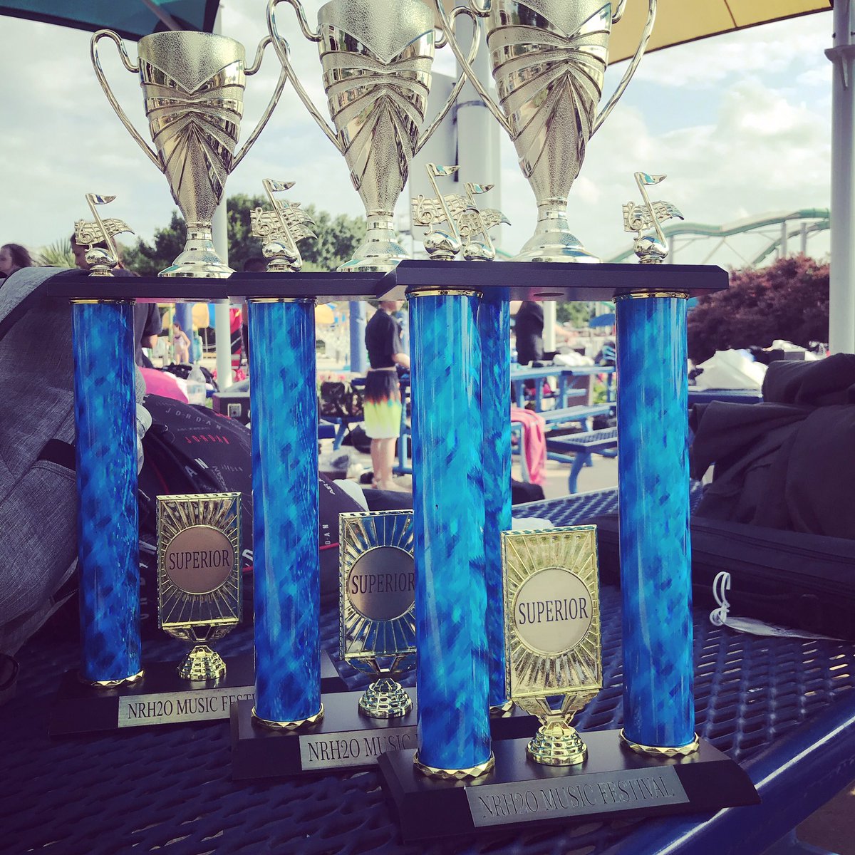 FHMS takes home some serious hardware today! Thank you, teachers for letting us sneak away for some fun at <a href="/NRH2O/">NRH2O Waterpark</a>  #Superior #GoBand