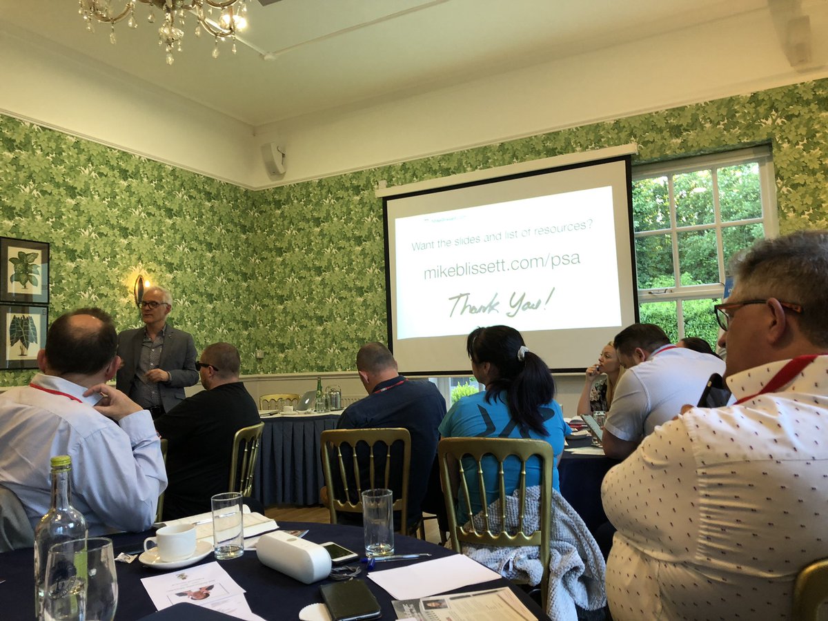Great meeting <a href="/PSA_NW/">PSA NW</a>  in Lymm this week with the brilliant, @mikeblissett , thanks for sharing your knowledge about online training courses. <a href="/psauk/">The PSA</a>