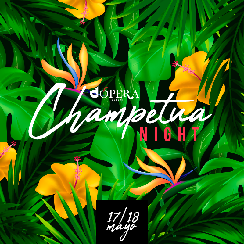 Esta noche es de pura champeta y sabor en Ópera Deluxe ¡Tienes una cita con nosotros a las 9 pm !
