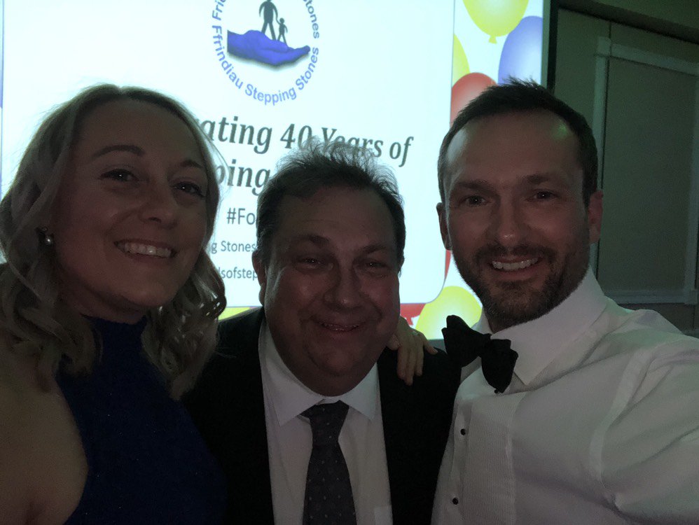 KevJohnscymru's tweet photo. Great night today! Part 1 fundraising at The @GardenVillage12 Annual Dinner with the @LFC Legend @Phil_Thompson4 and then great fun @SwanseaMarriott to help fundraise for the wonderful @FSteppingStones A great Friday night out. https://t.co/KFDlPD0uUA