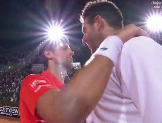 Djokovic does it...but what an amazing performance for both...#DjokovicDelPotro #RomeOpen @InteBNLdItalia  #Djokovic #delpotro