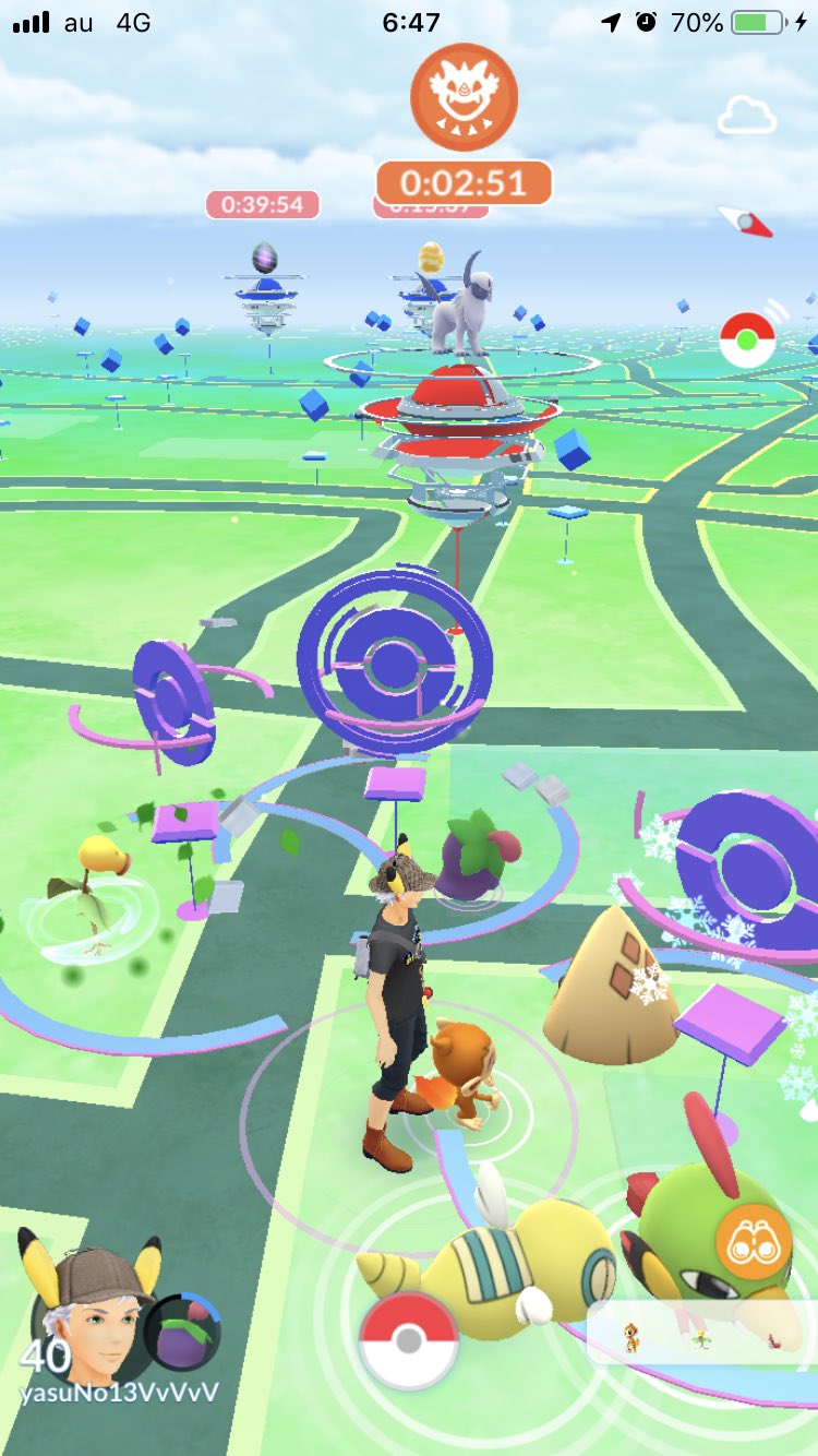 Pokemon Go チェリンボ フカマル ヒポポタス見つけた Twitter