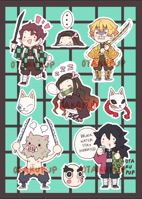 I love #kimetsunoyaiba and all these precious children!! ?❤️ NEZUKO MAH BEST GURL AAA #DemonSlayer 