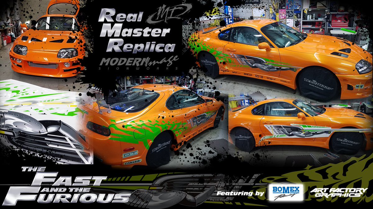 O Xrhsths アートファクトリー Sto Twitter お台場で展示中 本物のグラフィック入ってる車両は今やもう 日本ではこの一台しかないんじゃないかな ワイルドスピード スープラ