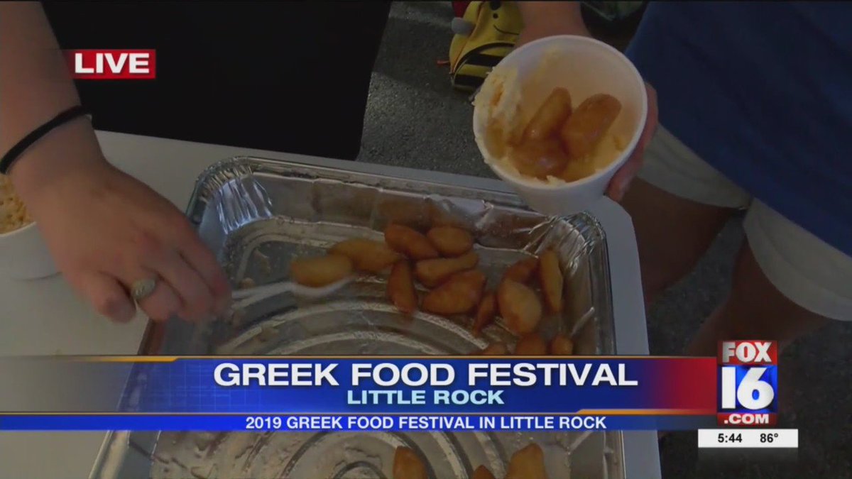 FOX16News's tweet image. 35th Annual Arkansas Greek Food Festival dlvr.it/R4wkJP #ARNews