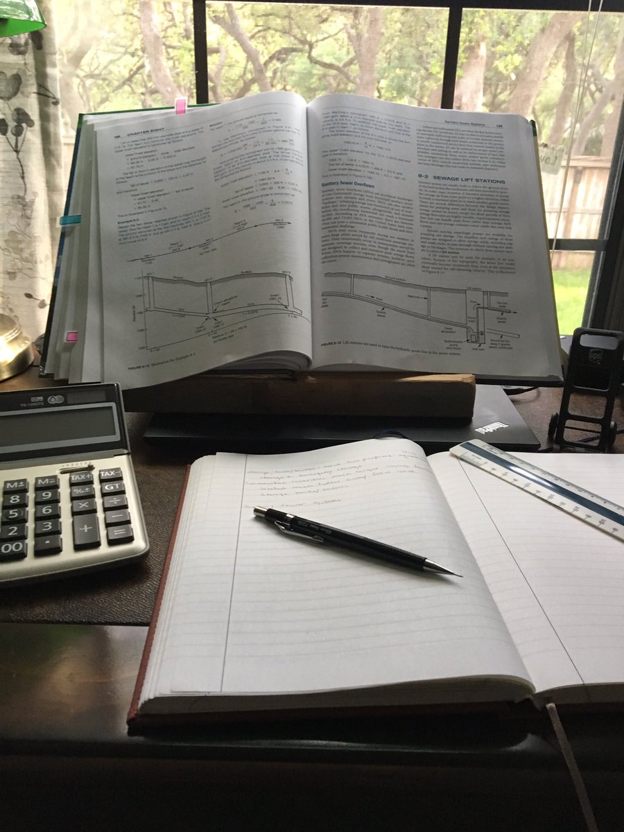 Friday night homework...yeah! How do u get better at what u do? Study, learn, &amp; apply. Anyway back to the grind. These formulas won’t solve themselves. #columbiasouthernuniversity #ASSP #CSP