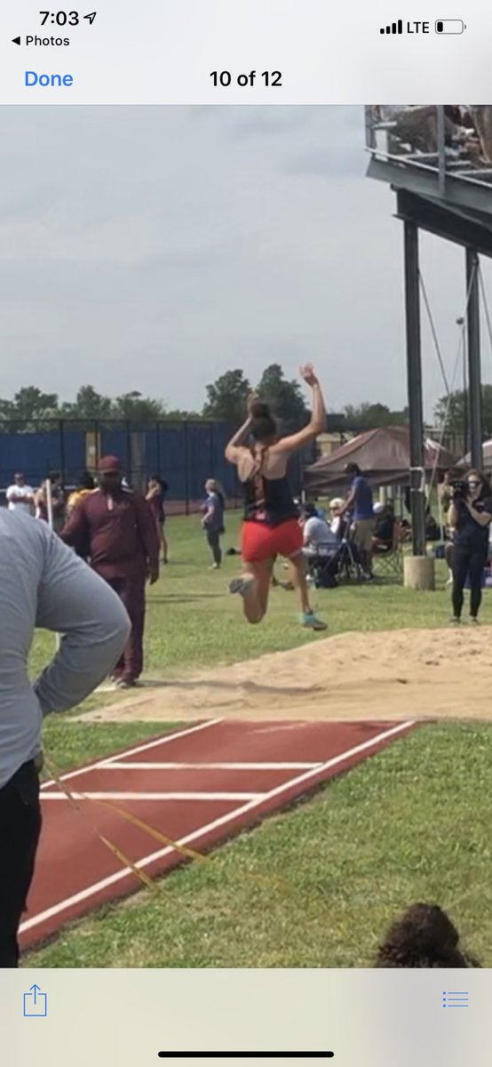 LHS_Skins_Track's tweet photo. The liberal triple jump girls go 5th, 6th, and 7th(KT) with Machia Mullens PRing with a jump of 35-2 and Grace Crossman PRing jumping 35-1 @sportsguybrock @USD480 @LHS_Redskins https://t.co/2sCcqaSEy9
