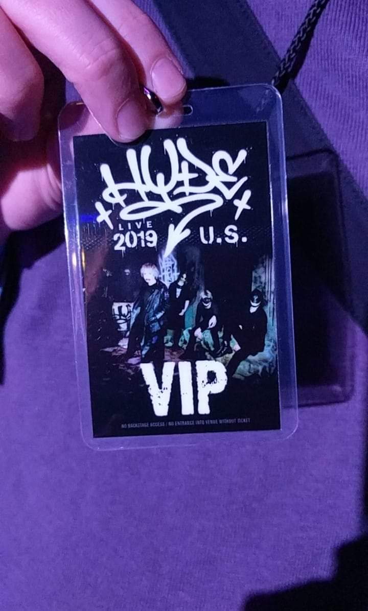 JonathanLeRoux's tweet photo. Just arrived in Boston from Brighton UK for #ICASSP2019 , straight to see @HydeOfficial_ (from L'Arc-en-Ciel) live. For some reason we got the VIP treatment. How did they know?? 😄 https://t.co/l3BAc3xXsd