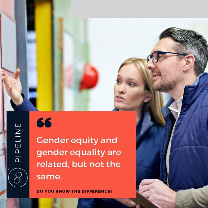 Gender equity and gender equality are related, but are not the same. To keep it simple, if gender equality is the end, gender equity is the means.

#PipelineEquity #Pipeline #EquityForAll 
#FixTheLeakyPipeline #GenderEquity #GenderEquality #VoicesForEquity
