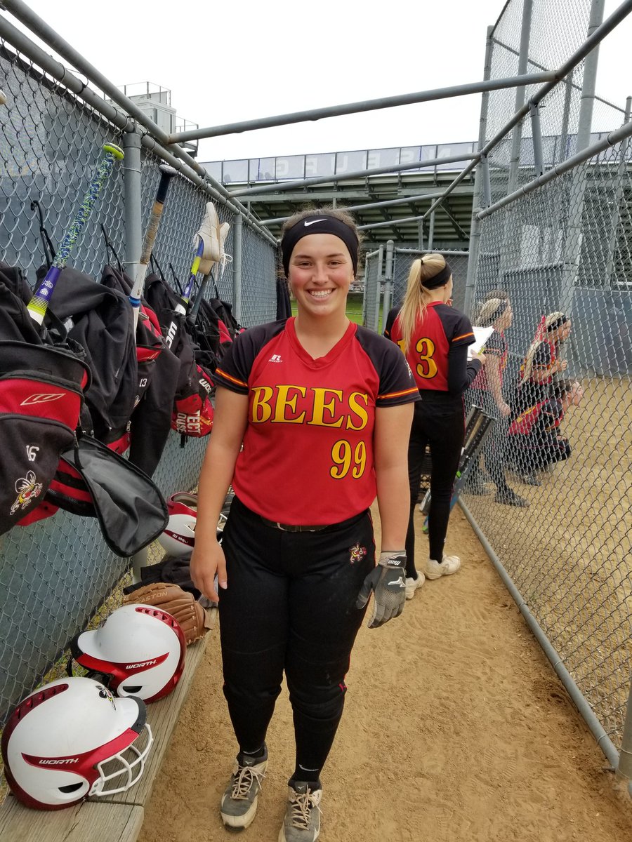 Dugout Doings:

Tomorrow night is the prom. Mackey Stease and plenty of other Lady Bees are looking forward to it.

A doff of the cap to Greg Mau, who did double-duty today with the Gamechanger app as well as the scorebook. 

This team is fun to watch play. They are on a roll!