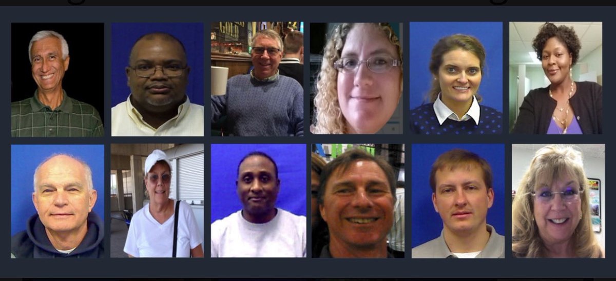 These are the twelve victims killed in Virginia Beach