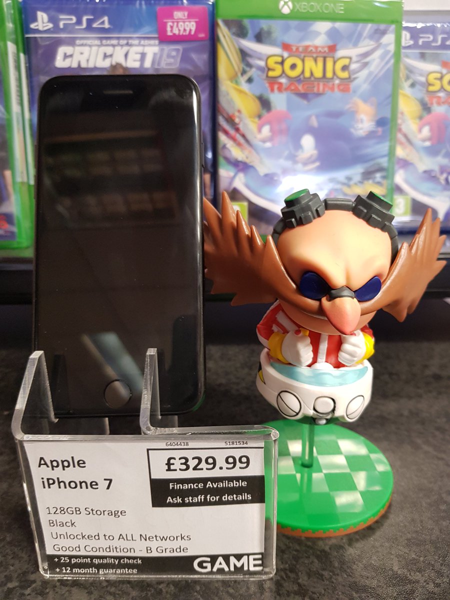 Our #phoneoftheday is this #AppleiPhone7 with 128GB Of Storage AND Unlocked To ALL Networks!!!

PLUS!!! Become a #GameElite member and gain back £13.20 on this purchase!!!