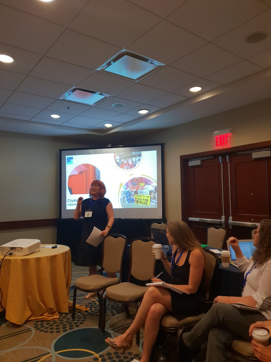 corbeau_1863's tweet image. @barbbrents hosts discussion of politics in USA &amp;amp; deeply carceral environment, with others who critique &apos;abolitionism&apos; as a confusing term re: prison abolition vs.#sexwork decrim #CRN6_DC2019 #LSA2019