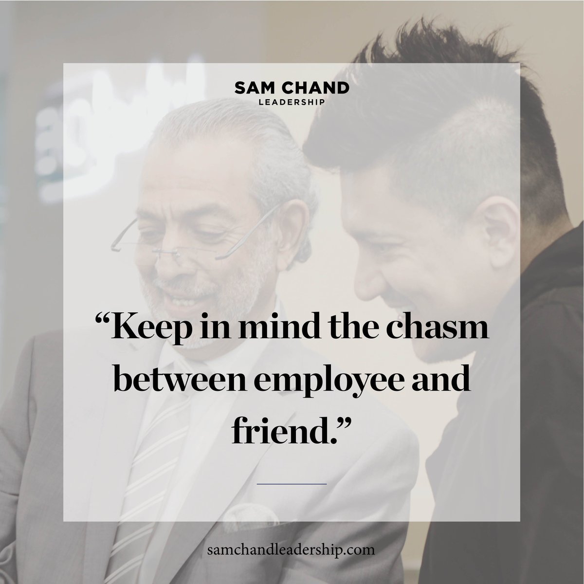 A friend has a different kind of obligation to you than someone on your payroll. The mindset you approach friends and employees with will determine how successfully your relationships survive.
#Leadership #SCLI #Friendships #Relationships