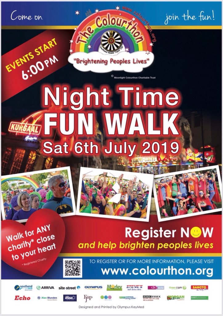 colourthon's tweet photo. @southendsams 
Our leaflets are here!! 
Share this on social media, on your charity pages or print it off to share this great local Essex event. Spread The Colourthon love! 
#colourthon #colour #charity #walk #leighonsea #southendonsea #sponsor #sponsorship #funwalk #nighttime https://t.co/kgeDjv393q