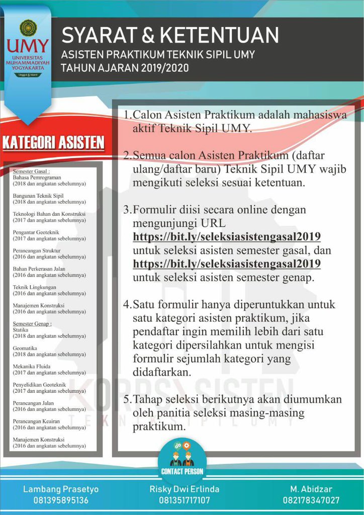 Teknik Sipil UMY tweet media