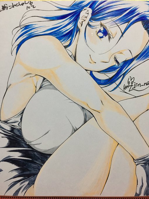 かわさき造船これくしょん用色紙2枚目、龍田 