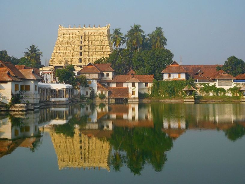 at sri padmanabhaswamy temple, thiruvananthapuram