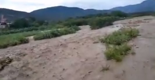JulioFranNews's tweet photo. #1Jun 10:00am #Táchira Está es la fuerte corriente del río Táchira, las trochas que comunican el sector La Parada con San Antonio del Táchira amanecieron cerradas debido a la crecida del río Táchira. https://t.co/7oRLumUSUV