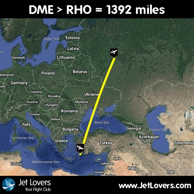 barsykoff's tweet image. My flight #27 on #JetLovers: DME &amp;gt; RHO - another 1392 miles in the air! jetlovers.com/flight/2515166/