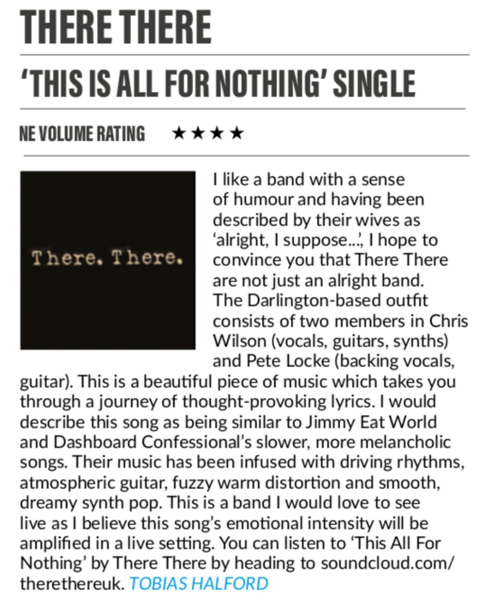 Finally picked up the May Issue of <a href="/nevolume/">NE Volume</a> today. Lovely review ahead of the <a href="/soapboxsesh/">Soapbox Sessions</a> birthday bash tomorrow.