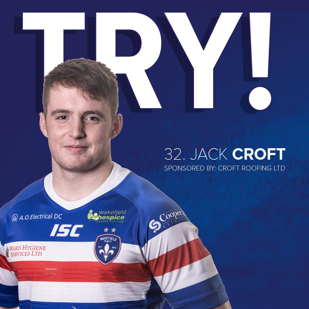 5' YES CROFTY!!! What a dream start to his debut!! The centre finishes superbly with his first touch of the game! (6-4)