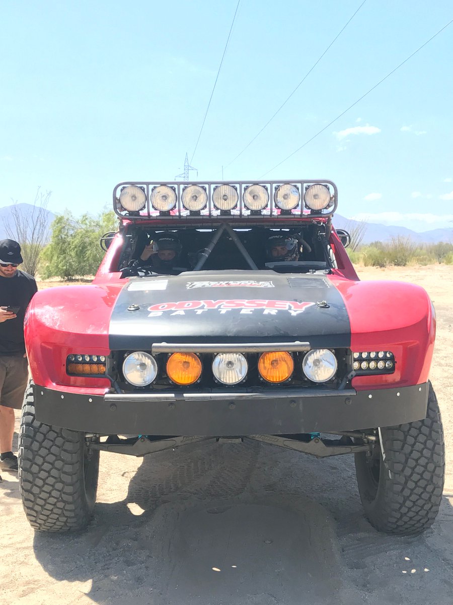 ODYSSEY_Battery's tweet photo. WOW! 😍 How amazing is this beauty?! Are you ready to watch it take on the desert in the #Baja500 today?? We sure are! Good luck to @GregAdlerMotors! Let's bring home a win powered by #OdysseyBattery! 😎 https://t.co/K8nG8F8jjp
