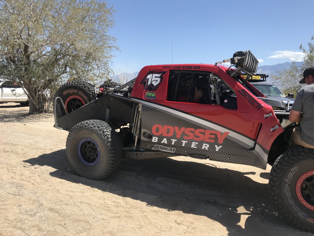 ODYSSEY_Battery's tweet photo. WOW! 😍 How amazing is this beauty?! Are you ready to watch it take on the desert in the #Baja500 today?? We sure are! Good luck to @GregAdlerMotors! Let's bring home a win powered by #OdysseyBattery! 😎 https://t.co/K8nG8F8jjp