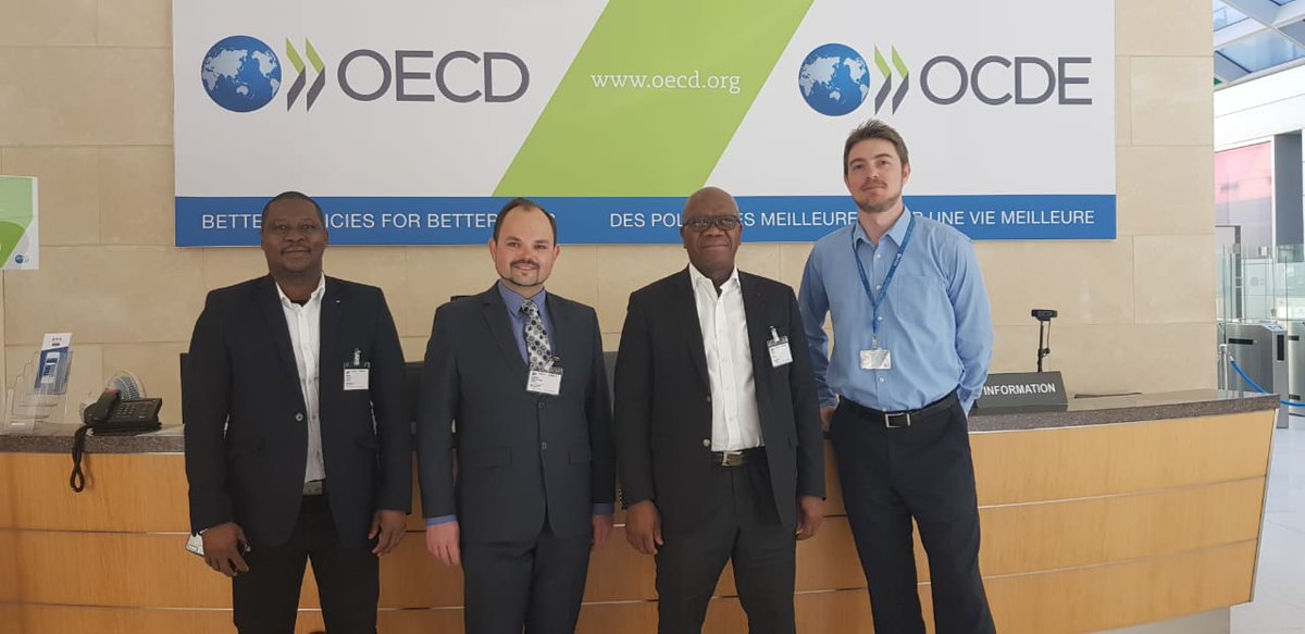 NapoLouis's tweet photo. Last meeting of the @NEPAD_Agency learning mission for the Africa Integrated High Speed Railway Network #AIHSRN with the International Transport Forum. @NEPAD_Agency #AIHSRN https://t.co/jPmqqQmnhI