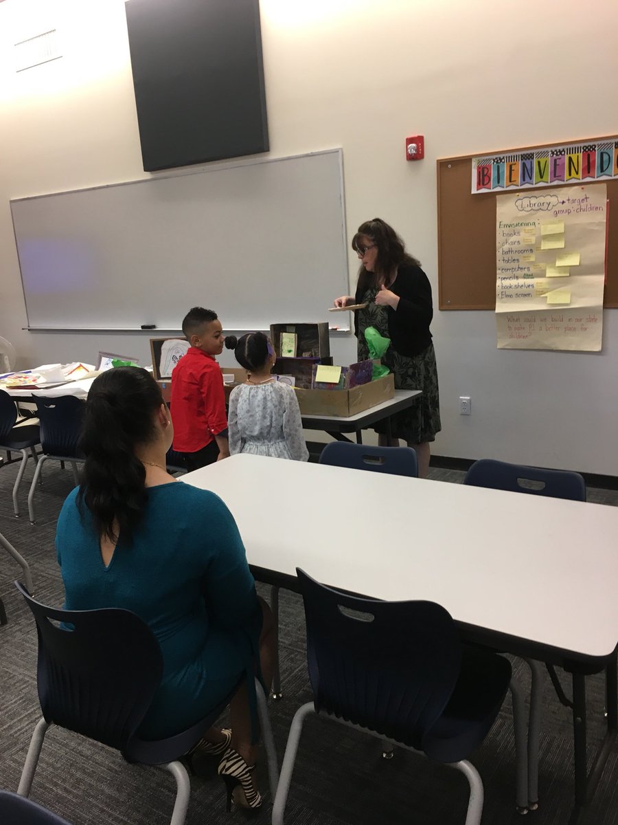 RLB_elementary's tweet photo. Kindergarten students from @RLB_elementary ready to present at #Teach2OnePVD with their teacher @ElementaryZone https://t.co/Y19k8xiGAf