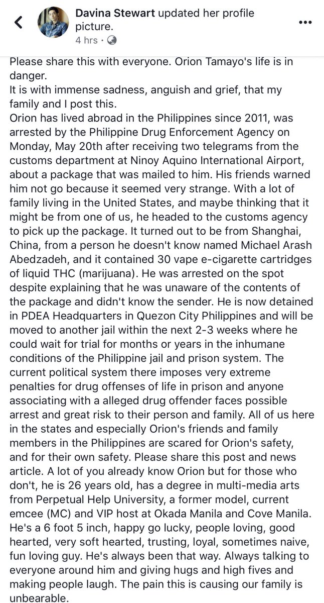 tagaUphsl's tweet photo. Aw, Orion Tamayo’s life in danger ☹️ https://t.co/r9a6zLCdTg