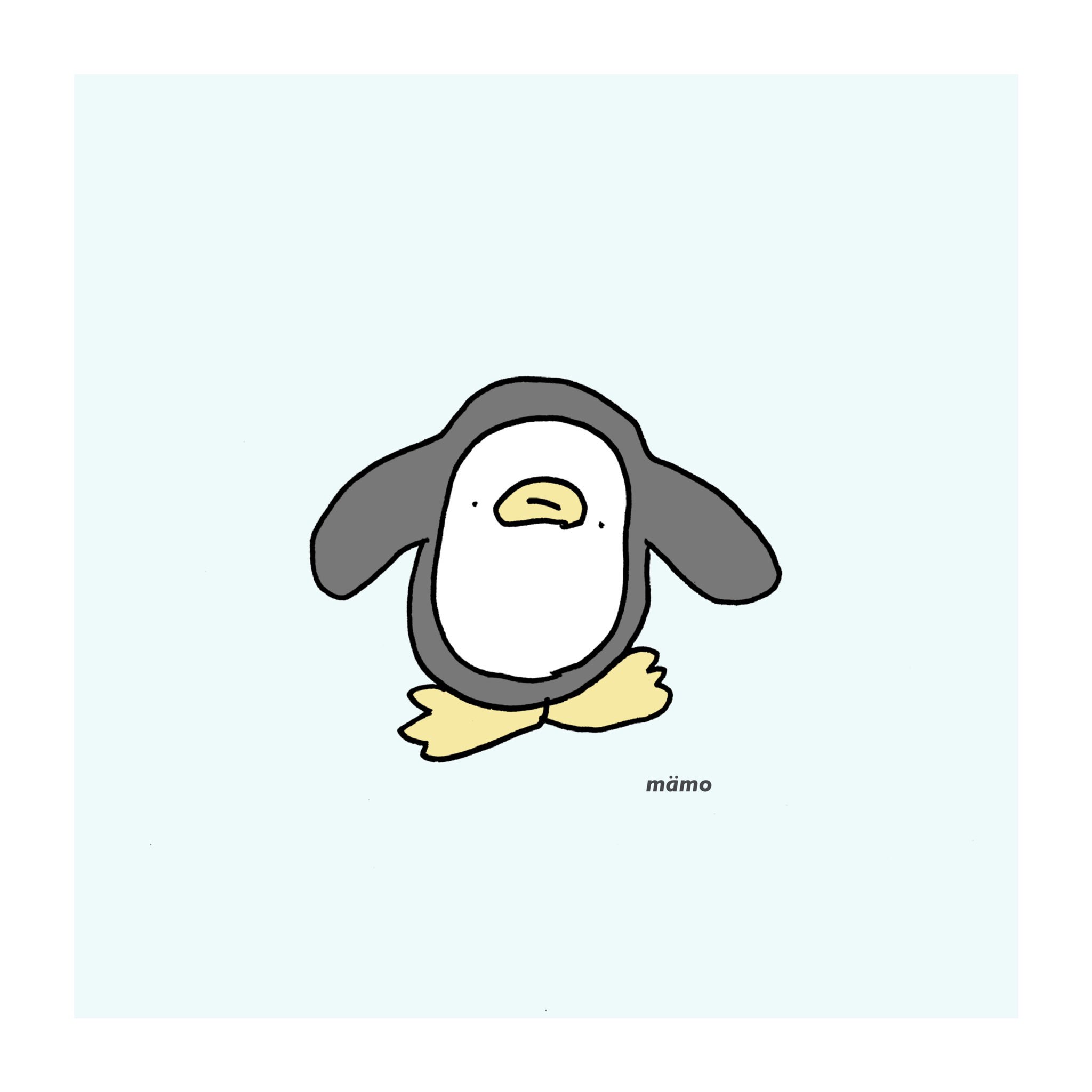 Mamo V Twitter ゆるいペンギン くそゆるいペンギン イラスト シュール 絵描きさんと繋がりたい T Co Z47m1tcnsv Twitter