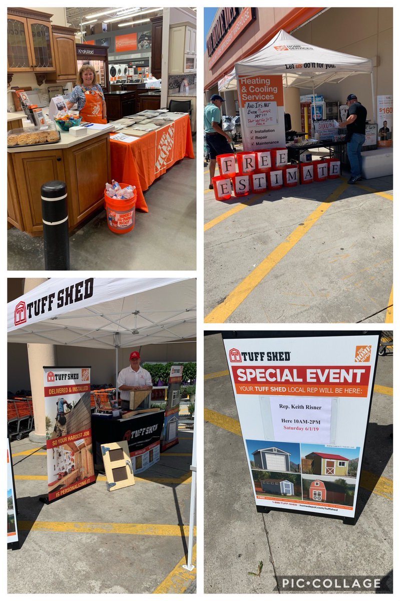 Beautiful day in sunny Myrtle Beach Home Depot #1116 for clinics!! Kitchens, HVAC and Tuff Shed! <a href="/JimSimmonsHD/">Jim Simmons</a> <a href="/DanMallonhd/">Dan Mallon</a> <a href="/JulieWelsh12/">Julie Welsh</a> <a href="/THD_HXT/">Thompson</a>