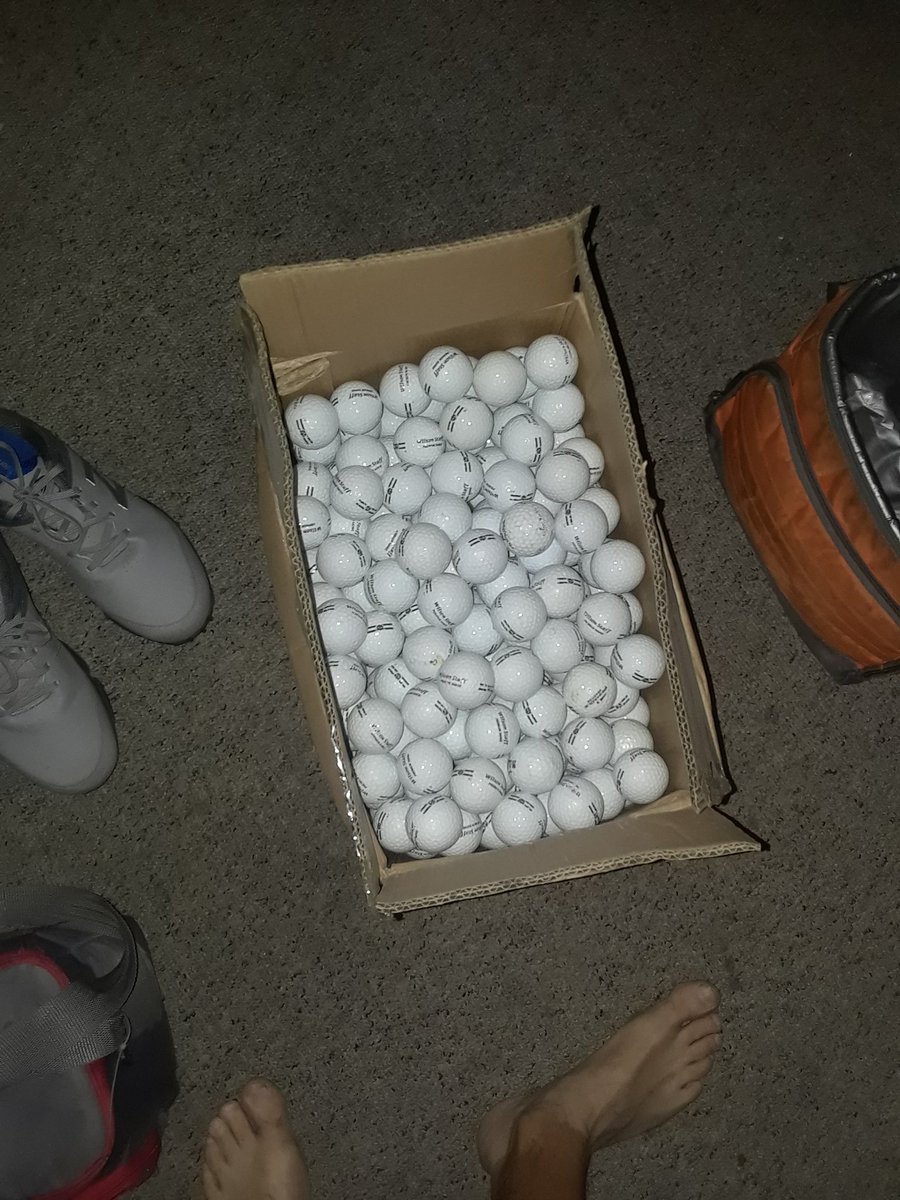 mclayton1970's tweet image. when range balls are $8 for about 30 balls sometimes you have to be thrifty