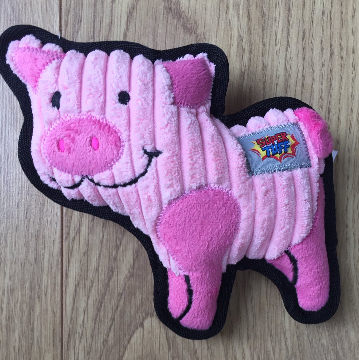 Welshie_Aggie's tweet photo. How long do you give piggy? 🐷 #supertuff #cantbeterrierproof https://t.co/oSDBjNsbPV
