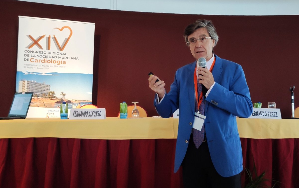 Dr. Fernando Alfonso Manterola del <a href="/HULPrincesa/">Hosp. de La Princesa</a> "Situación Actual del Intervencionismo Coronario Percutáneo: Aplicación Práctica de las Guías de Revascularización"
#SMCardio19 
<a href="/secardiologia/">Soc Esp Cardiología</a>