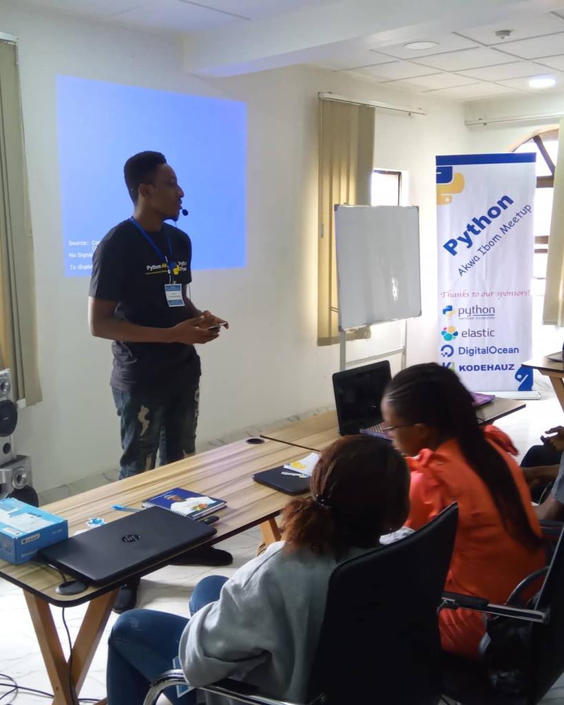 kodehauz's tweet image. Python meet up 2019 happening live @kodehauz
Doing it the python way
#kodehauz #pythonmeetup2019
@PythonAkwaIbom @PythonNigeria @ThePSF @agatevureglory @cjustinobi @almaudoh @ayolovisgod @Tochinny